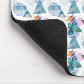 Tropisch geometrisch patroon muismat (Hoek)