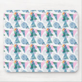 Tropisch geometrisch patroon muismat (Voorkant)