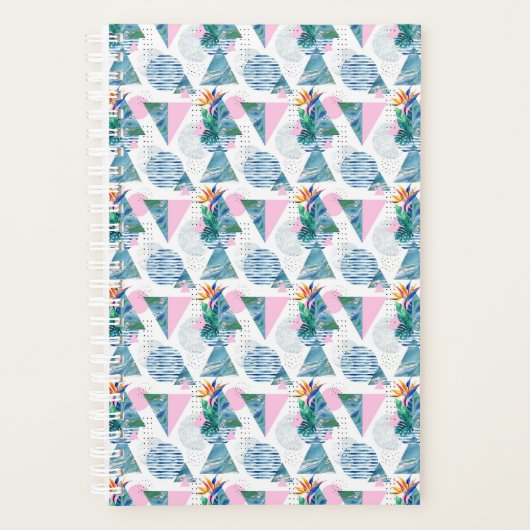 Tropisch geometrisch patroon planner (Voorkant)