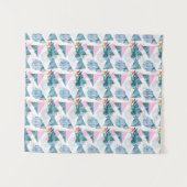 Tropisch geometrisch patroon wandkleed (Voorkant (horizontaal))