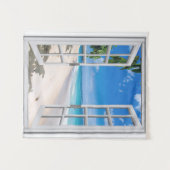 Tropisch gestoorde muur hangen wandkleed (Voorkant (horizontaal))