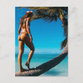 Tropisch getaway briefkaart (Voorkant)