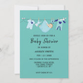 Tropisch getij Baby shower uitnodiging (Voorkant)