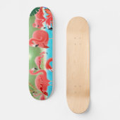 Tropisch gevelwerk skateboard (Voorkant)