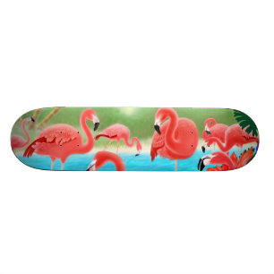 Tropisch gevelwerk skateboard