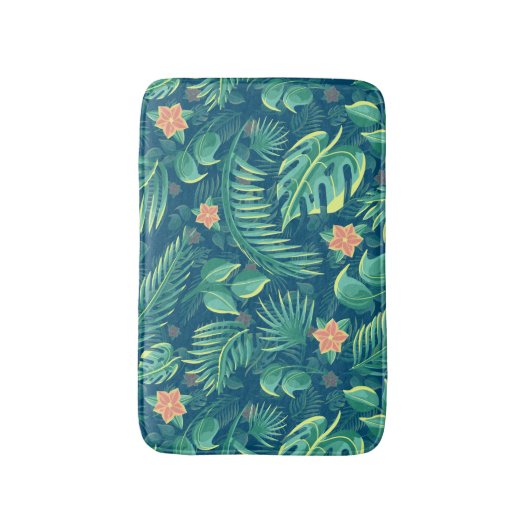 Tropisch gevlochten patroon Bath Mat (Voorkant Verticaal)