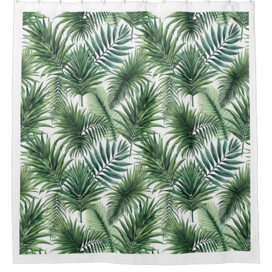 Tropisch gevoel douchegordijn (Voorkant)