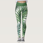 Tropisch gevoel leggings (Voorkant)