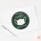 Tropisch gezichtsmasker vereist label (Envelop)