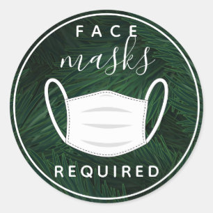 Tropisch gezichtsmasker vereist label