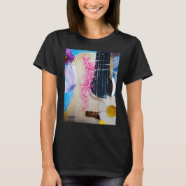 Tropisch gitaar T-shirt