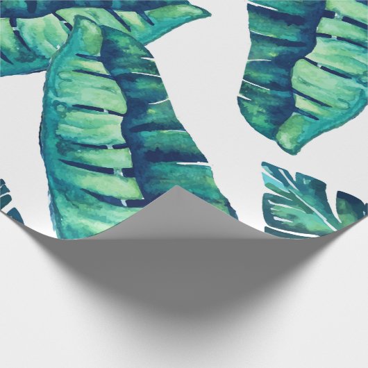 Tropisch glam cadeaupapier (Hoek)