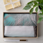 Tropisch glam Roze Aqua Blue Beach Palm Sweet 16 Tissuepapier (Geschenk)