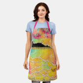 Tropisch Glam Schort (Gedragen)