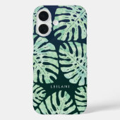Tropisch Glamour | Groene Waterverf Oerwouden blad Case-Mate iPhone Case (Achterkant)