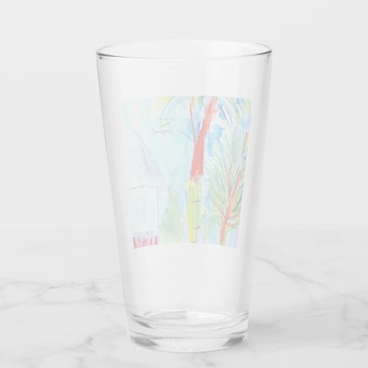Tropisch glas Tumblers (Achterkant)