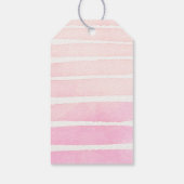 Tropisch Gold Aloha Baby shower Hartelijk dank Lab Cadeaulabel (Achterkant)