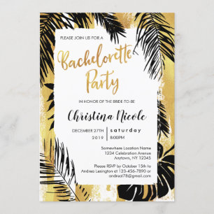 Tropisch Gold Black Bachelorette — Gegevens Kaart