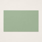 Tropisch Gold Green Baby Name Suggestions Kaart (Achterkant)