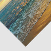 Tropisch Golden Hawaiian Beach Tissuepapier (Detail)