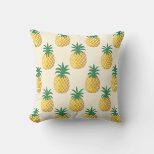 Tropisch Goud Ananas Gele Tint Kussen