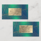 Tropisch goud Natuur botanische kruiden Deripst Visitekaartje (Voorkant / Achterkant)