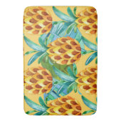 tropisch gouden ananaseiland badmat (Voorkant Verticaal)