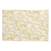 Tropisch goudpalm Leaf Kussensloop (Achterkant)