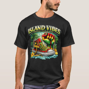Tropisch Grafisch T-shirt met Island Vibes