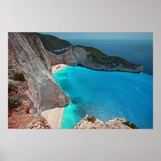 Tropisch Grieks eiland Poster (Voorkant)