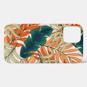 Tropisch groen beige blad, naadloos patroon. Case-Mate iPhone case (Achterkant (horizontaal))