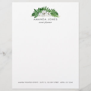 Tropisch groen blad flyer