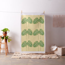 Tropisch groen blad Monstera Plant Natuurlijk Stof