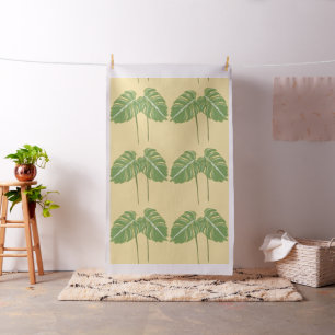 Tropisch groen blad Monstera Plant Natuurlijk Stof
