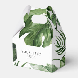 Tropisch groen blad Party Favor dozen Bedankdoosjes