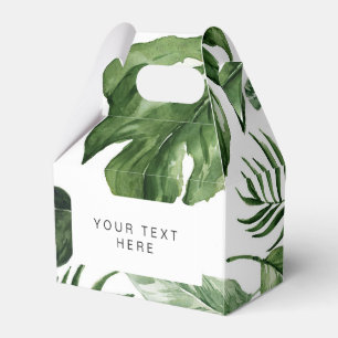 Tropisch groen blad Party Favor dozen Bedankdoosjes