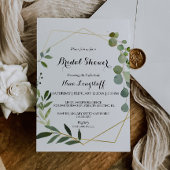 Tropisch groen blad Vrijgezellenfeest Kaart