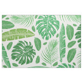 Tropisch groen bladpatroon stof (Fat Quarter)
