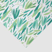 Tropisch groen bladpatroon tissuepapier (Detail)