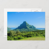 Tropisch groen briefkaart Moorea (Voorkant / Achterkant)