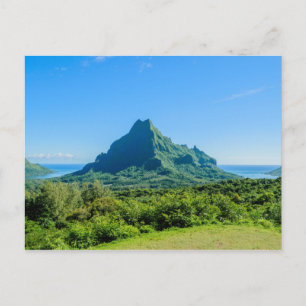 Tropisch groen briefkaart Moorea