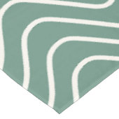 Tropisch Groen Chevron Patroon Minimale Zigzag Tafelkleed (Gekanteld)