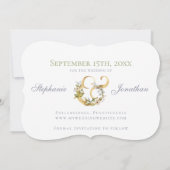 Tropisch groen | De datum opslaan Save The Date (Achterkant)