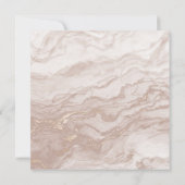 Tropisch groen krans met roze bloemen kaart (Achterkant)