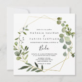 Tropisch groen laat Spaans front & Rand Kaart (Voorkant)