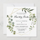 Tropisch groen laat Spaans huwelijk over Kaart (Voorkant)