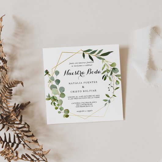 Tropisch groen laat Spaans huwelijk over Kaart