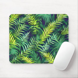 Tropisch groen Leaf Fern Pattern Muismat