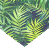 Tropisch groen Leaf Fern Pattern Tafelkleed (Gekanteld)