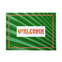 Tropisch groen leder — Welkomstklep